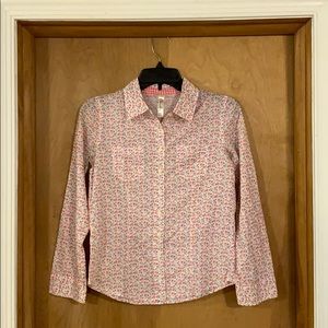 Floral button down shirt